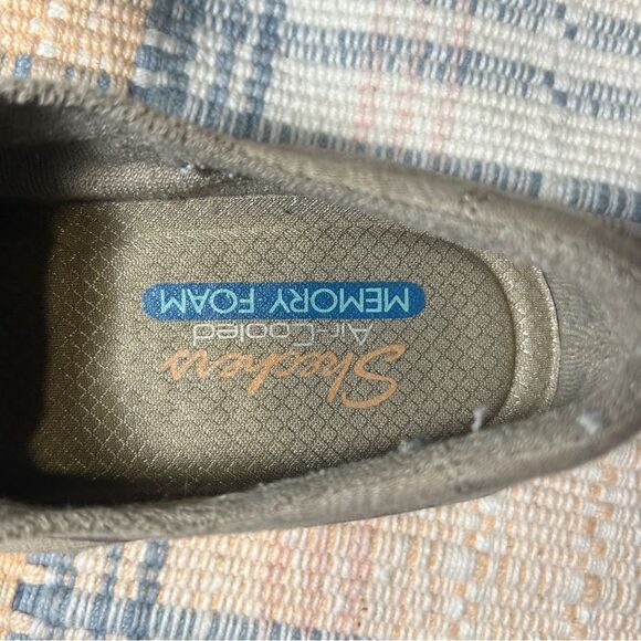 Skechers Womans Size 8 Taupe Madison Take A Walk Memory Foam Comfort Sneakers - Picture 4 of 9